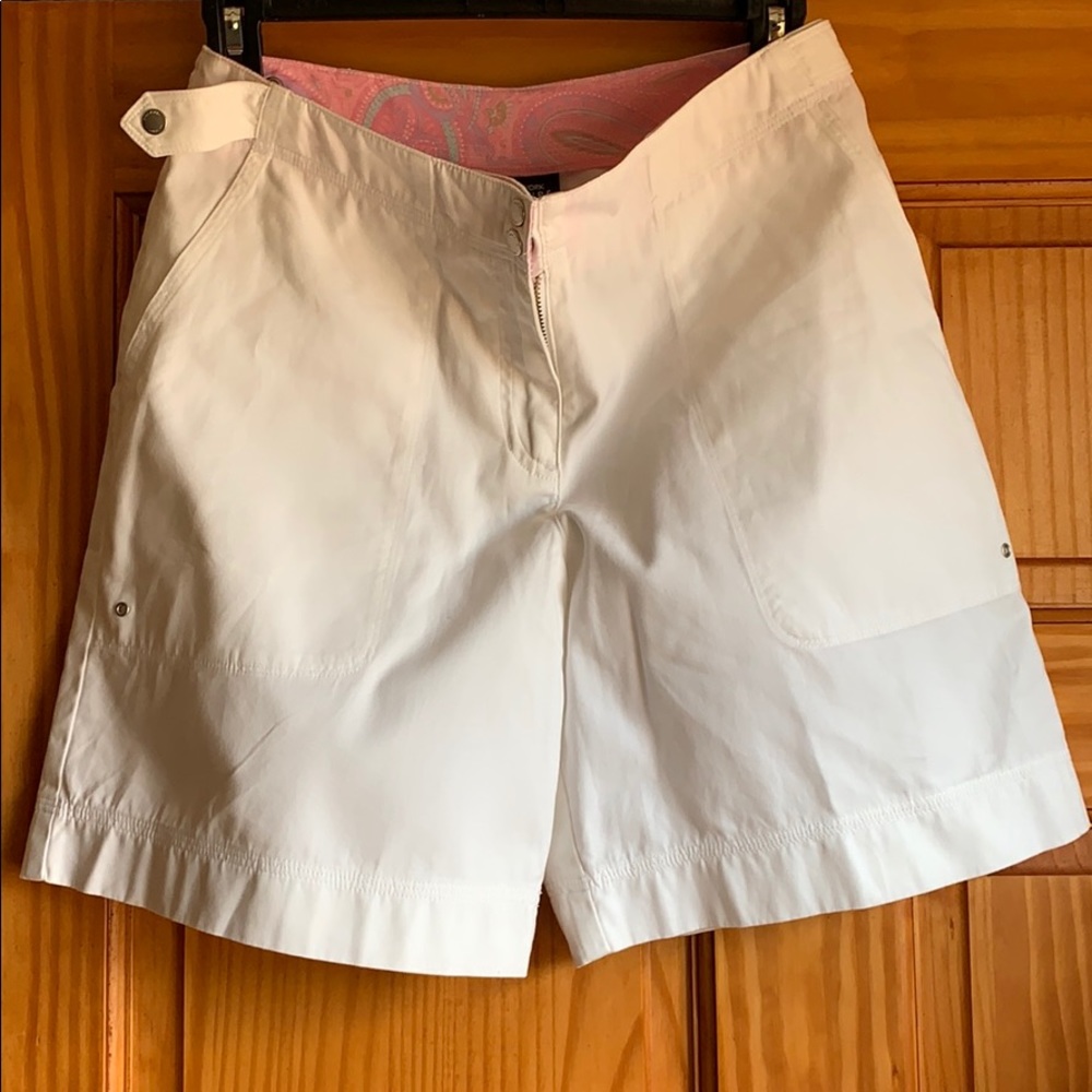 Jones New York Signature Women’s 4P White Shorts